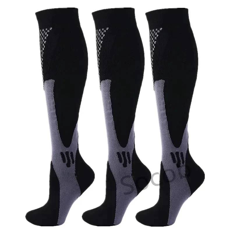 
                  
                    3 Double Compression Socks Medical Varicose Veins Swollen Calves Solid Color Sports Socks Elastic Outdoor Marathon Cycling Rugby
                  
                