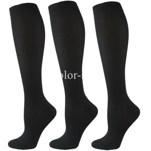 
                  
                    3 Double Compression Socks Medical Varicose Veins Swollen Calves Solid Color Sports Socks Elastic Outdoor Marathon Cycling Rugby
                  
                