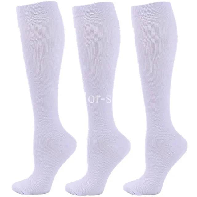 
                  
                    3 Double Compression Socks Medical Varicose Veins Swollen Calves Solid Color Sports Socks Elastic Outdoor Marathon Cycling Rugby
                  
                