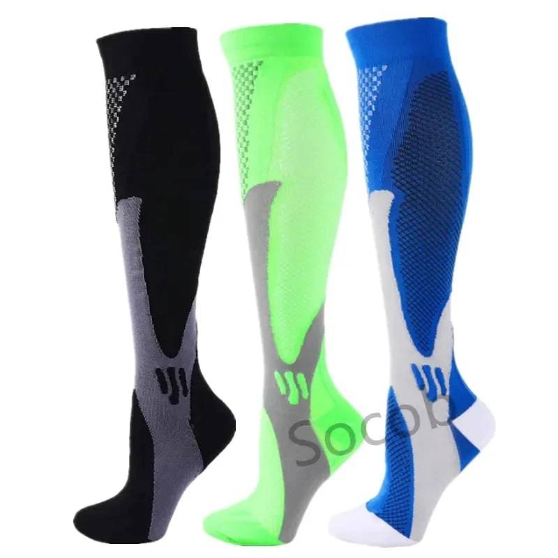 
                  
                    3 Double Compression Socks Medical Varicose Veins Swollen Calves Solid Color Sports Socks Elastic Outdoor Marathon Cycling Rugby
                  
                