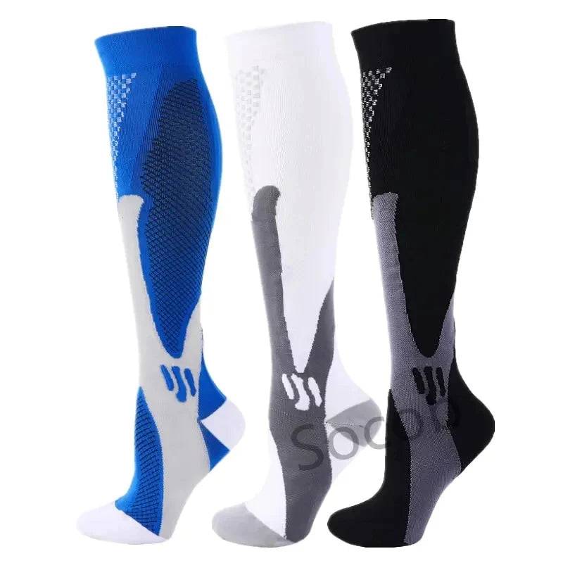 
                  
                    3 Double Compression Socks Medical Varicose Veins Swollen Calves Solid Color Sports Socks Elastic Outdoor Marathon Cycling Rugby
                  
                