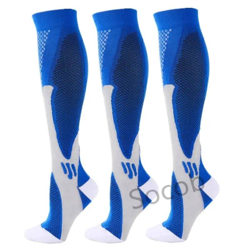 
                  
                    3 Double Compression Socks Medical Varicose Veins Swollen Calves Solid Color Sports Socks Elastic Outdoor Marathon Cycling Rugby
                  
                