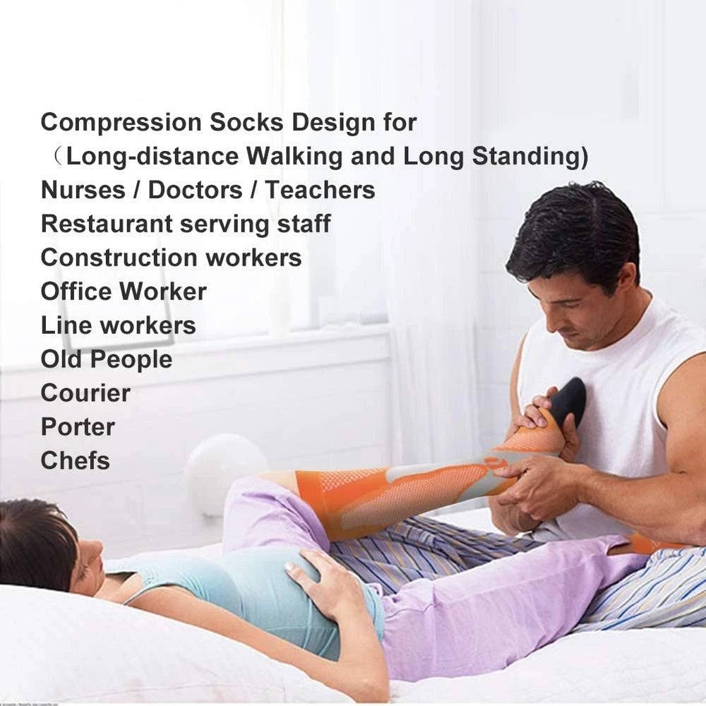 
                  
                    3 Pairs Sports Socks Compression Socks Men Medical Treatment 20-30 Mmhg Running Basketball Diabetes Circulation Elastic Socks
                  
                