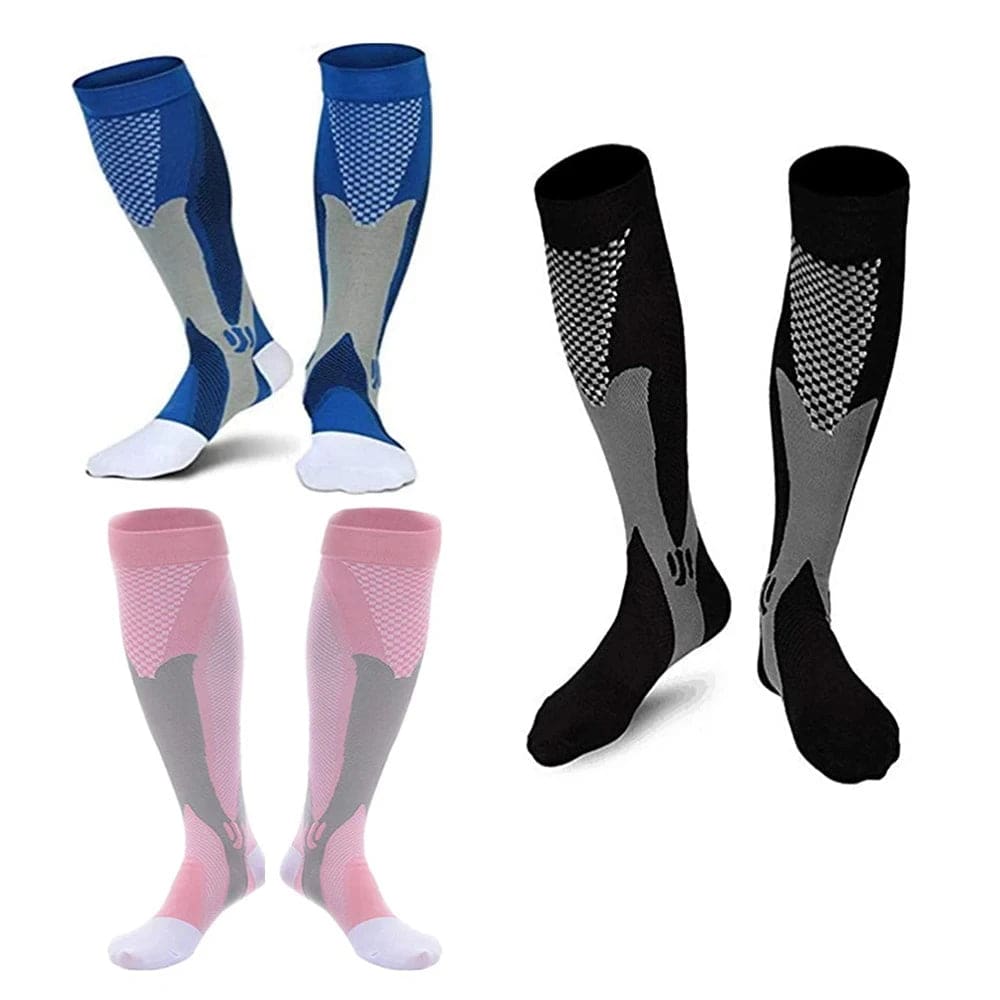 
                  
                    3 Pairs Sports Socks Compression Socks Men Medical Treatment 20-30 Mmhg Running Basketball Diabetes Circulation Elastic Socks
                  
                