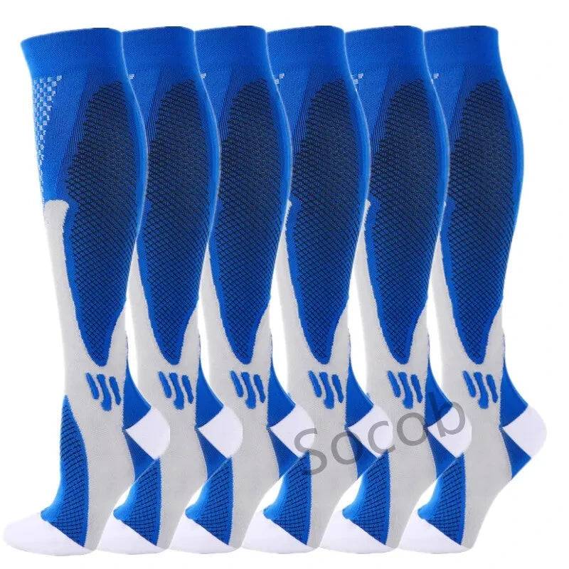 
                  
                    3/6/7 Pairs Compression Socks Medical 20-30mmHg Men Varicose Veins Sports Socks for Running Cycling Blood Circulation Knee Socks
                  
                