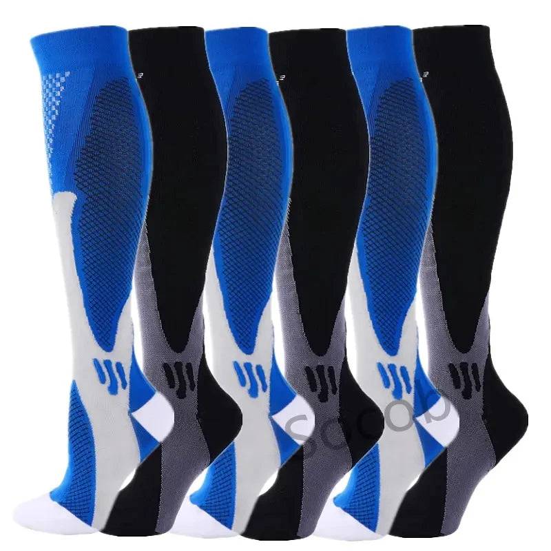 
                  
                    3/6/7 Pairs Compression Socks Medical 20-30mmHg Men Varicose Veins Sports Socks for Running Cycling Blood Circulation Knee Socks
                  
                