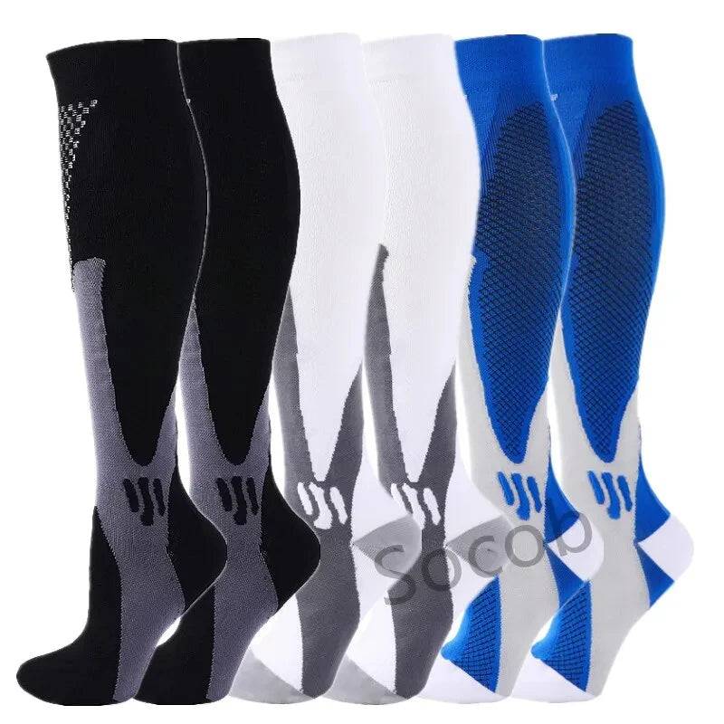 
                  
                    3/6/7 Pairs Compression Socks Medical 20-30mmHg Men Varicose Veins Sports Socks for Running Cycling Blood Circulation Knee Socks
                  
                