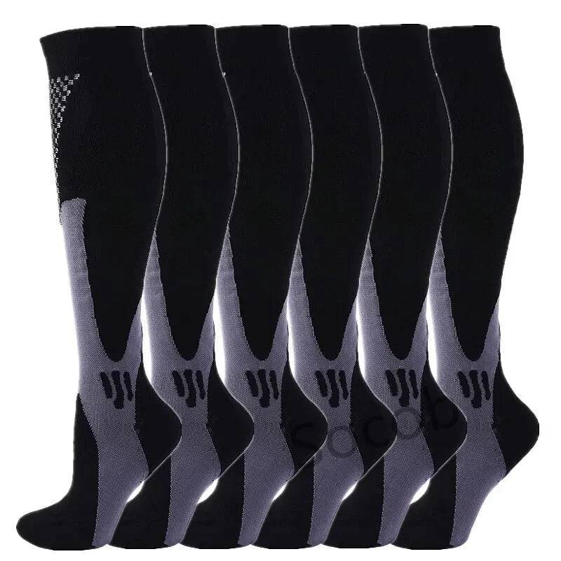 
                  
                    3/6/7 Pairs Compression Socks Medical 20-30mmHg Men Varicose Veins Sports Socks for Running Cycling Blood Circulation Knee Socks
                  
                