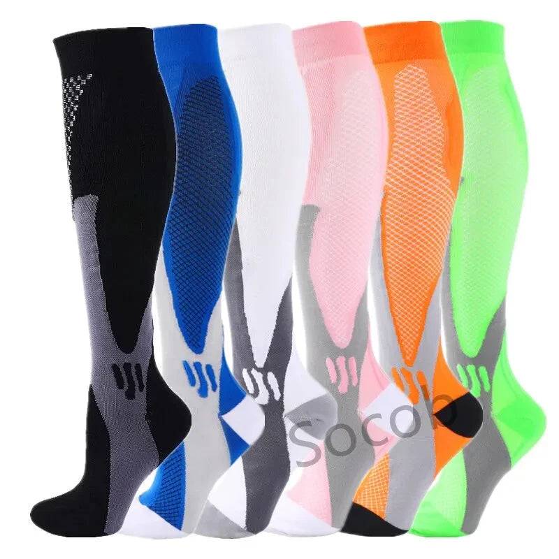 
                  
                    3/6/7 Pairs Compression Socks Medical 20-30mmHg Men Varicose Veins Sports Socks for Running Cycling Blood Circulation Knee Socks
                  
                