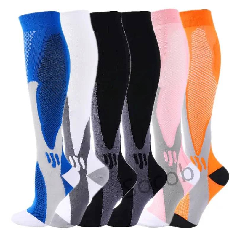 
                  
                    3/6/7 Pairs Compression Socks Medical 20-30mmHg Men Varicose Veins Sports Socks for Running Cycling Blood Circulation Knee Socks
                  
                