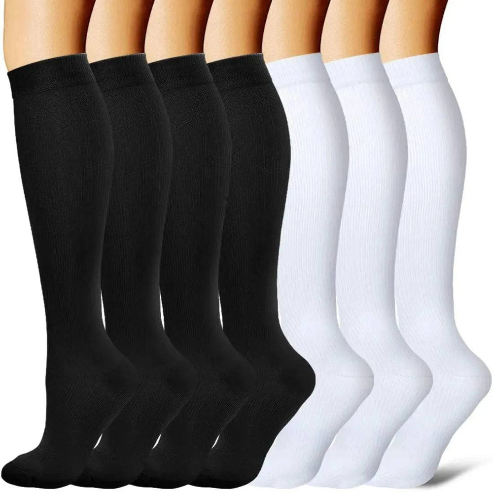 
                  
                    3/6/7 Pairs Compression Socks Medical 20-30mmHg Men Varicose Veins Sports Socks for Running Cycling Blood Circulation Knee Socks
                  
                