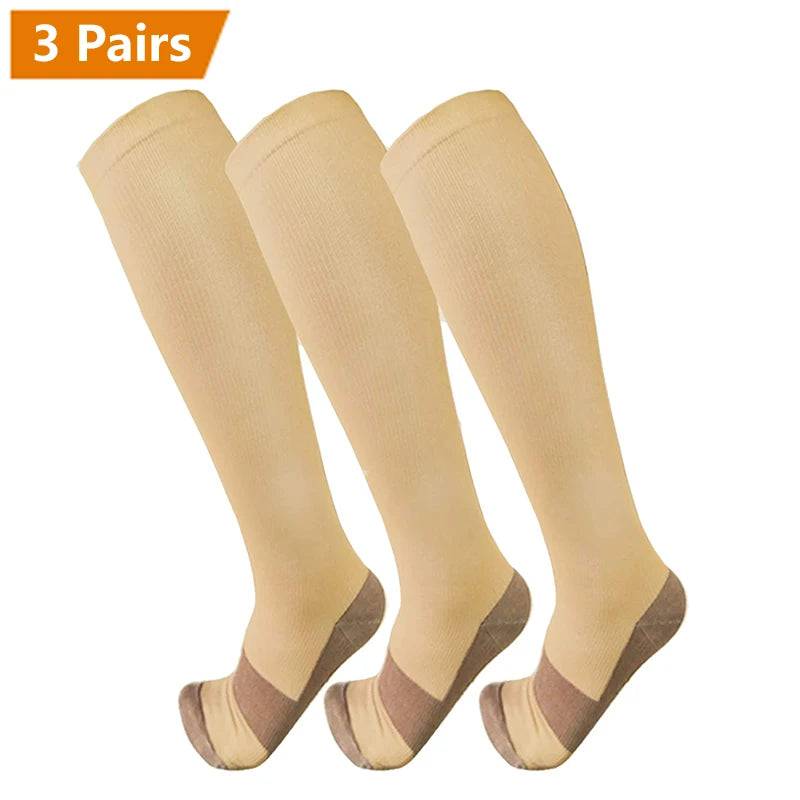 
                  
                    3 Pairs Compression Socks Men Varicose Veins Running Basketball Football Natural Hiking Sports Socks Medical Pregnancy Diabetes
                  
                