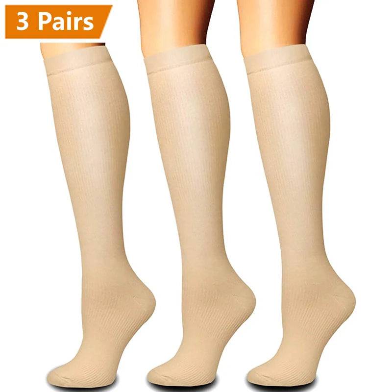 
                  
                    3 Pairs Compression Socks Men Varicose Veins Running Basketball Football Natural Hiking Sports Socks Medical Pregnancy Diabetes
                  
                