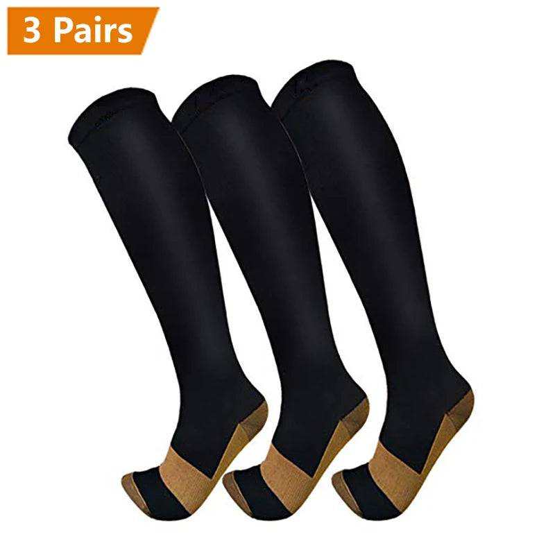 
                  
                    3 Pairs Compression Socks Men Varicose Veins Running Basketball Football Natural Hiking Sports Socks Medical Pregnancy Diabetes
                  
                